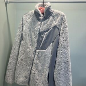 Columbia Women's Light Gray Teddy Jacket